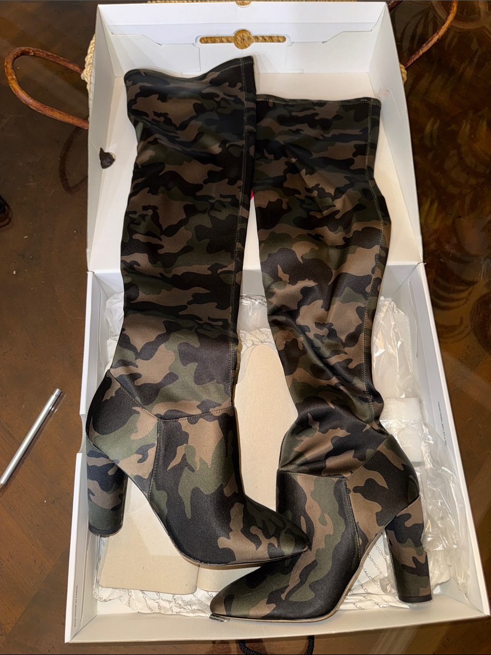 Aldo Women's Over-the-Knee Camo Boots